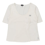 Armani Jeans T-Shirt - XL White Cotton