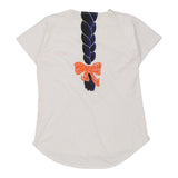 Enrico Coveri Graphic T-Shirt - XL White Cotton