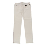 Costume National Jeans - 34W UK 10 Cream Cotton