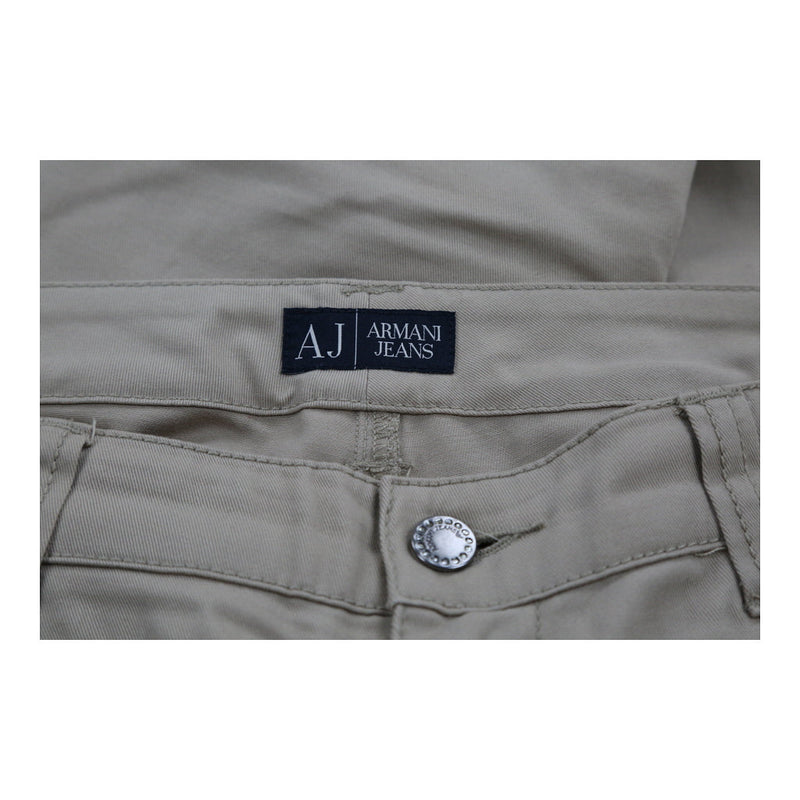 Armani Jeans Jeans - 36W UK 14 Beige Cotton