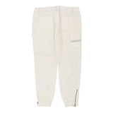 Liu Jo Cargo Trousers - 34W UK 14 Cream Cotton