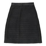 Salvatore Ferragamo Midi Skirt - Small Black Wool