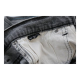 Trussardi Lace Denim Shorts - 27W UK 8 Grey Cotton