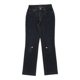 Trussardi Flared Jeans - 27W UK 8 Dark Wash Cotton Blend