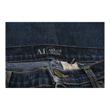 Armani Jeans Jeans - 28W UK 8 Blue Cotton Blend