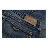 Armani Jeans Jeans - 28W UK 8 Blue Cotton Blend
