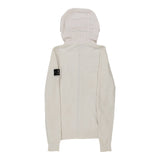 Age 10 C.P. Company Hoodie - Small White Cotton