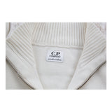 Age 10 C.P. Company Hoodie - Small White Cotton
