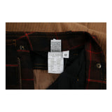 Age 12 Dolce & Gabbana Checked Cord Trousers - 26W 30L Brown Wool Blend