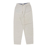 Age 14 Valentino Cord Trousers - 26W 30L White Cotton