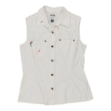 Age 14 Moschino Short Sleeve Shirt - Medium White Cotton