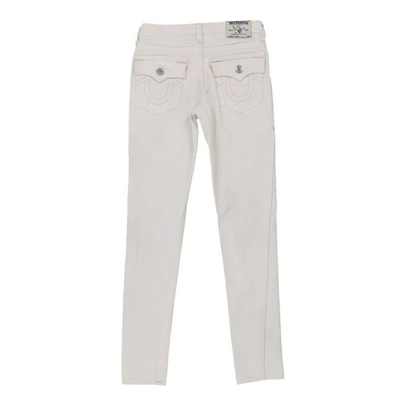 11-12 Years True Religion Skinny Jeans - Medium White Cotton