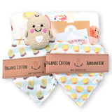 the wee bean baby kids gift set with cha chaan teng blanket and egg tart vita lemon tea swaddle and bib set organic