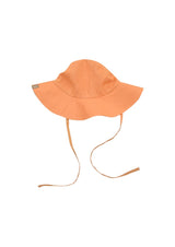 Girl's linen sunhat - Orange