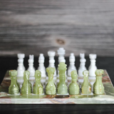 Green Onyx Marble Chess Set