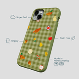 Forest Floor Harvest Folk iPhone 15 Plus Case