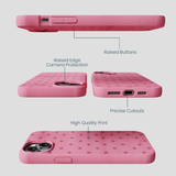 Bubblegum Pink Hearts iPhone 15 Plus Case