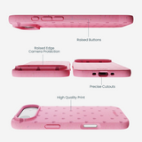 Bubblegum Pink Hearts iPhone Air Case