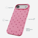 Bubblegum Pink Hearts iPhone Air Case