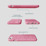Bubblegum Pink Hearts iPhone 6/6s/7/8/SE Case