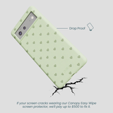 Sage Green Hearts Google Pixel 6a Case
