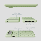 Sage Green Hearts Google Pixel 6a Case