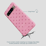 Bubblegum Pink Hearts Google Pixel 8 Pro Case