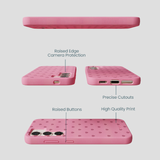 Bubblegum Pink Hearts Samsung Galaxy S24 Case