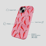 Bubblegum Pink Heatwave iPhone 14 Case