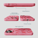 Bubblegum Pink Heatwave iPhone 15 Pro Max Case