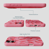 Bubblegum Pink Heatwave iPhone 16 Plus Case
