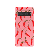 Bubblegum Pink Heatwave Google Pixel 7 Pro Case