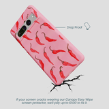 Bubblegum Pink Heatwave Google Pixel 7 Pro Case