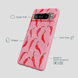 Bubblegum Pink Heatwave Google Pixel 8 Pro Case