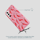 Bubblegum Pink Heatwave Samsung Galaxy S21 Case