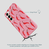 Bubblegum Pink Heatwave Samsung Galaxy S23+(Plus) Case