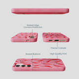 Bubblegum Pink Heatwave Samsung Galaxy S23 Case