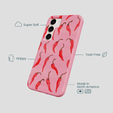 Bubblegum Pink Heatwave Samsung Galaxy S23 Case