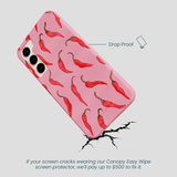 Bubblegum Pink Heatwave Samsung Galaxy S24+(Plus) Case