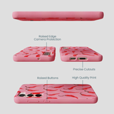 Bubblegum Pink Heatwave Samsung Galaxy S24+(Plus) Case