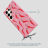 Bubblegum Pink Heatwave Samsung Galaxy S24 Ultra Case