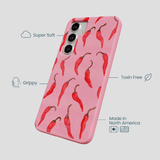 Bubblegum Pink Heatwave Samsung Galaxy S25+(Plus) Case