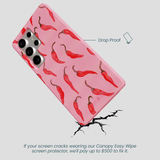 Bubblegum Pink Heatwave Samsung Galaxy S25 Ultra Case