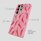 Bubblegum Pink Heatwave Samsung Galaxy S25 Ultra Case