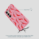 Bubblegum Pink Heatwave Samsung Galaxy S25 Case