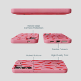 Bubblegum Pink Heatwave Samsung Galaxy S25 Case