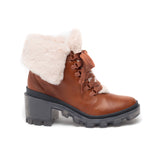 Henley Vegan Chunky Faux Fur Ankle Boot