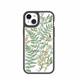 Clear Herbarium iPhone 15 Plus Case With Black Ridge