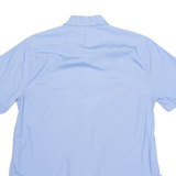 SAVILE ROW Mens Plain Shirt Blue M