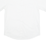 NAUTICA Mens Shirt White Crazy Pattern M